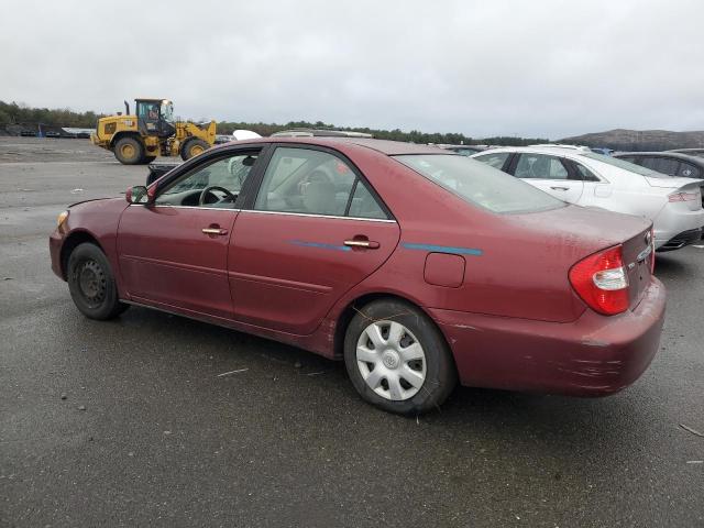 4T1BE32K03U245044 - 2003 TOYOTA CAMRY LE MAROON photo 2