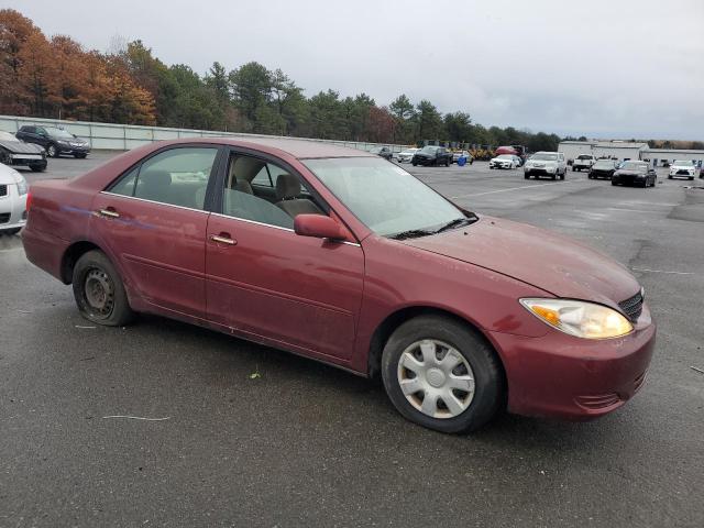 4T1BE32K03U245044 - 2003 TOYOTA CAMRY LE MAROON photo 4