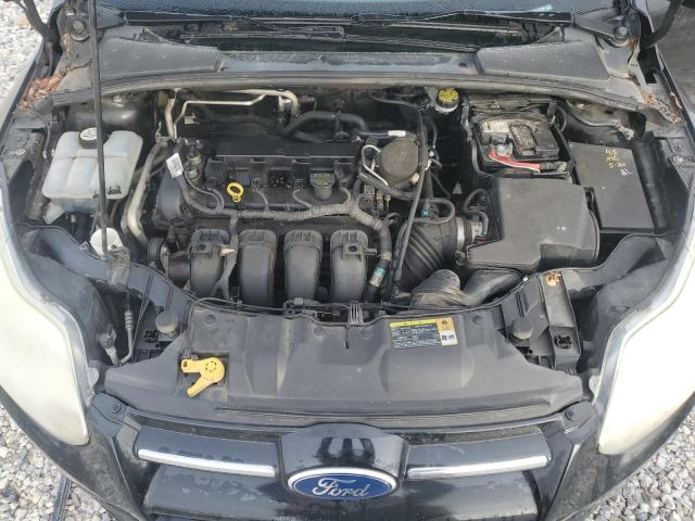 1FAHP3M20CL349308 - 2012 FORD FOCUS SEL BLACK photo 11