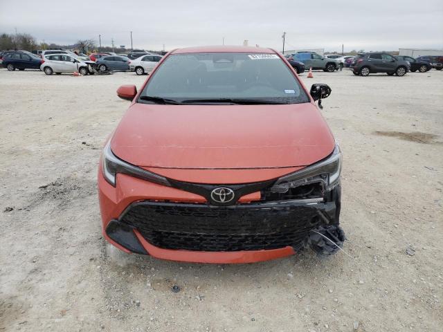 JTND4MBE6P3202321 - 2023 TOYOTA COROLLA SE ORANGE photo 5