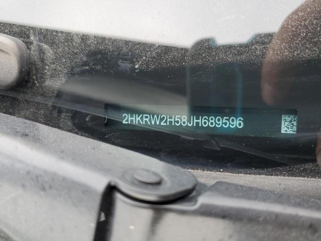 2HKRW2H58JH689596 - 2018 HONDA CR-V EX Графитовый фото 13