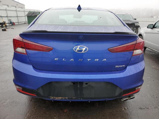 KMHD04LB1LU064420 - 2020 HYUNDAI ELANTRA SPORT BLUE photo 6