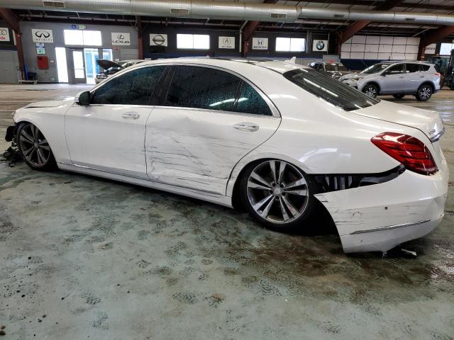 WDDUG8FB6FA070194 - 2015 MERCEDES-BENZ S 550 4MATIC WHITE photo 2