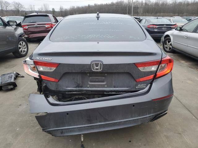 1HGCV2F92JA015788 - 2018 HONDA ACCORD TOURING GRAY photo 6