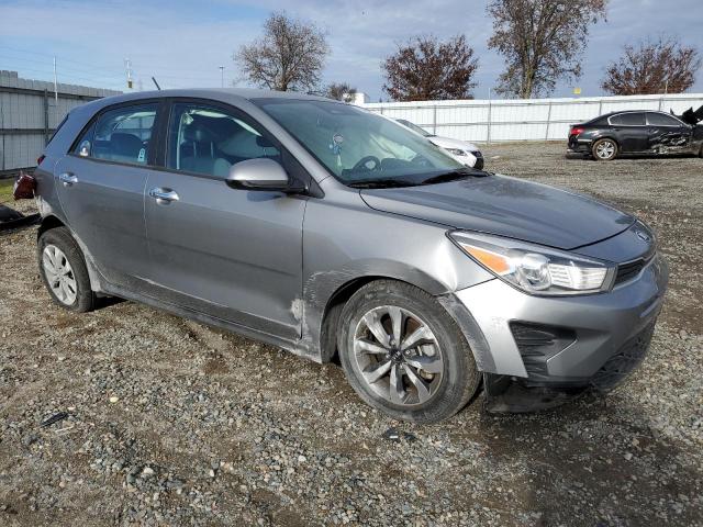 3KPA25AD6ME386398 - 2021 KIA RIO S GRAY photo 4