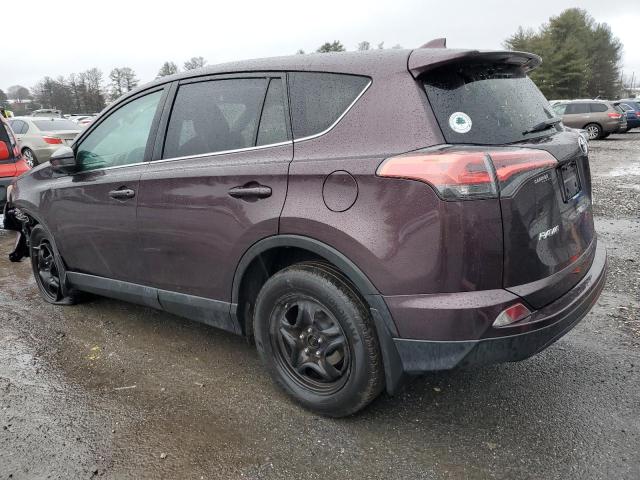 2T3BFREV7JW760553 - 2018 TOYOTA RAV4 LE PURPLE photo 2