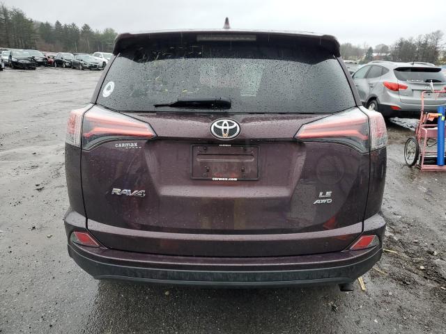 2T3BFREV7JW760553 - 2018 TOYOTA RAV4 LE PURPLE photo 6