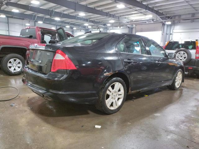 3FAHP0JA6CR273007 - 2012 FORD FUSION SEL BLACK photo 3