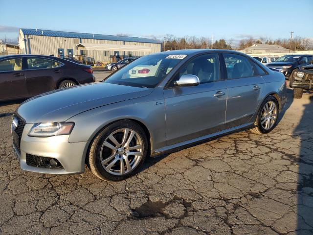 WAUKGAFL1BA121593 - 2011 AUDI S4 PRESTIGE SILVER photo 1