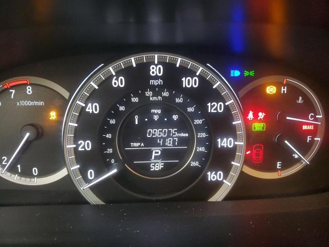 1HGCR2F82GA108637 - 2016 HONDA ACCORD EXL WHITE photo 9