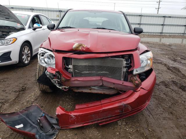 1B3HB48B27D159696 - 2007 DODGE CALIBER SXT RED photo 5