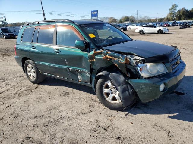 JTEGF21A710009078 - 2001 TOYOTA HIGHLANDER GREEN photo 4