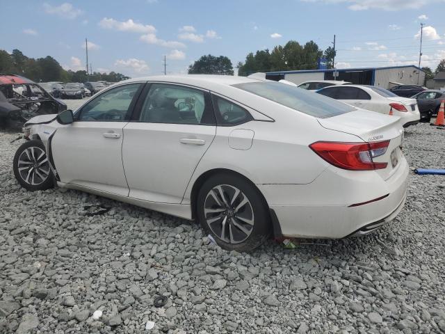 1HGCV3F17KA009499 - 2019 HONDA ACCORD HYBRID თეთრი ფოტო 2