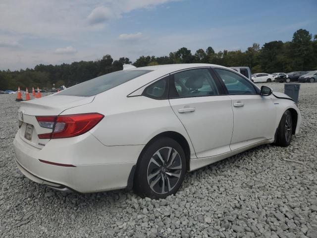 1HGCV3F17KA009499 - 2019 HONDA ACCORD HYBRID თეთრი ფოტო 3