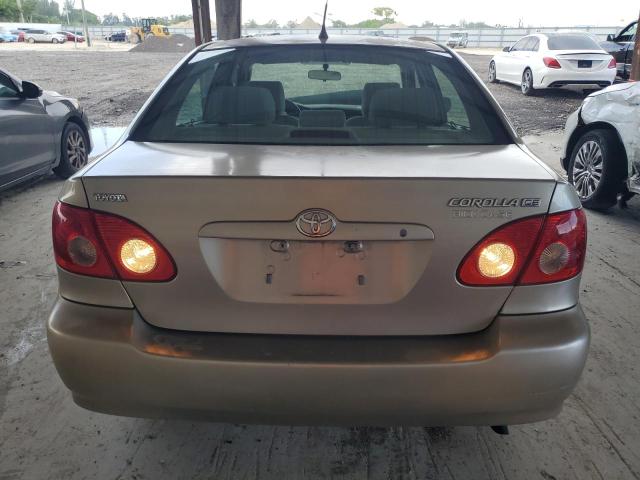 1NXBR32E46Z757604 - 2006 TOYOTA COROLLA CE ბეჟი ფოტო 6