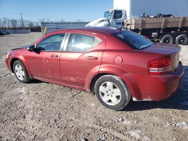 1B3CC4FB4AN113377 - 2010 DODGE AVENGER SXT RED photo 2