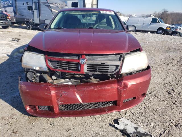 1B3CC4FB4AN113377 - 2010 DODGE AVENGER SXT RED photo 5