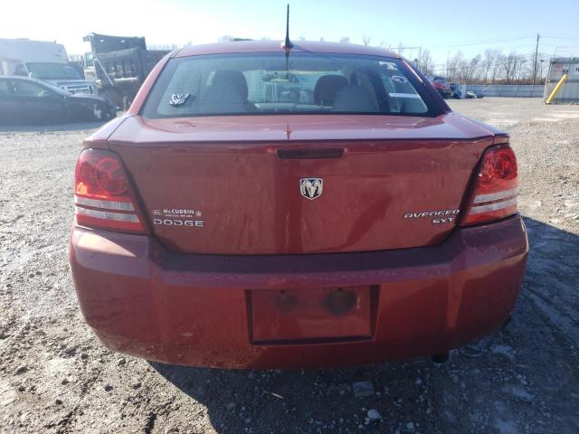 1B3CC4FB4AN113377 - 2010 DODGE AVENGER SXT RED photo 6