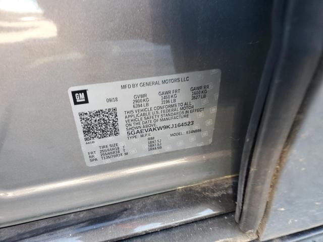 5GAEVAKW9KJ164523 - 2019 BUICK ENCLAVE ESSENCE GRAY photo 13