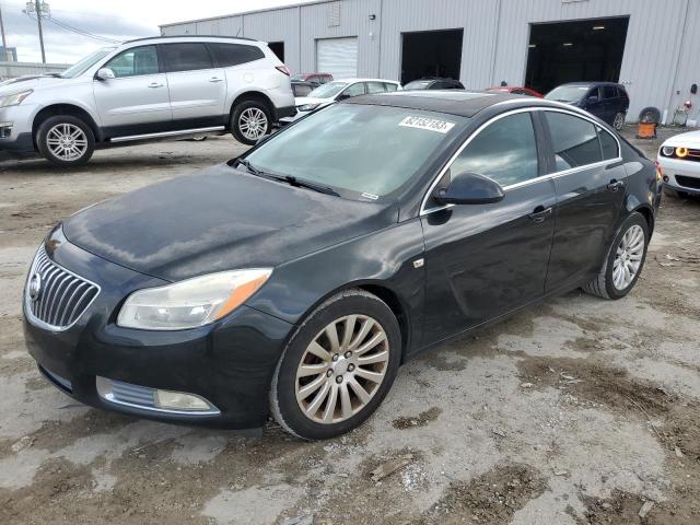 W04GW5EVXB1069834 - 2011 BUICK REGAL CXL BLACK photo 1