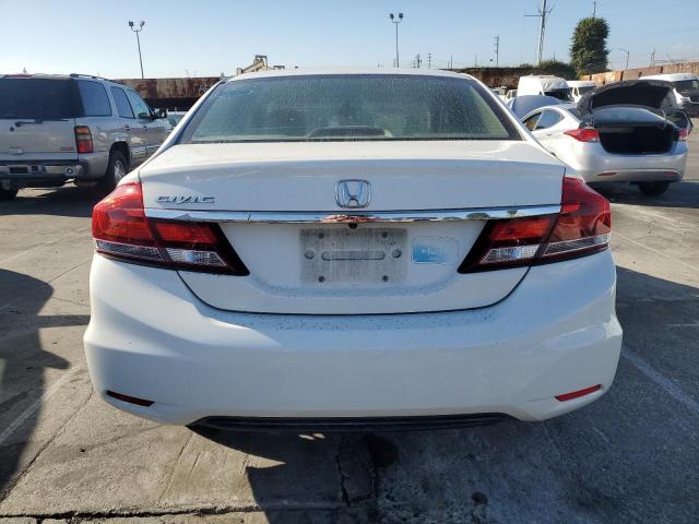 2HGFB2F58DH550651 - 2013 HONDA CIVIC LX WHITE photo 6