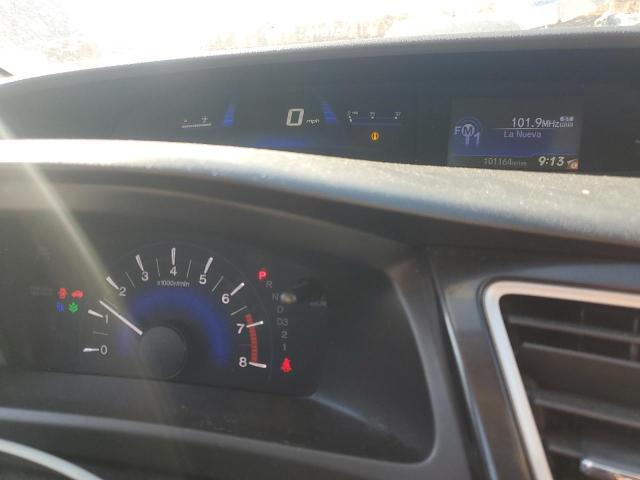 2HGFB2F58DH550651 - 2013 HONDA CIVIC LX WHITE photo 9