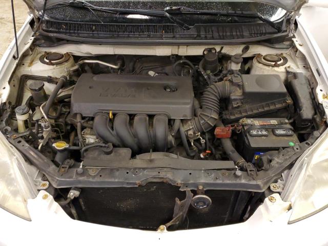 2T1KR32E45C352312 - 2005 TOYOTA COROLLA MA XR WHITE photo 11