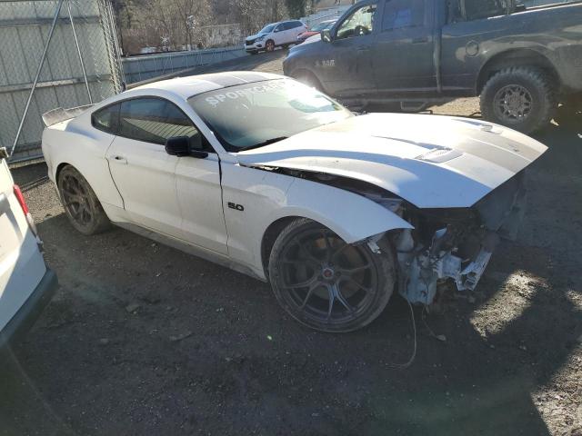 1FA6P8CF1K5165877 - 2019 FORD MUSTANG GT WHITE photo 4