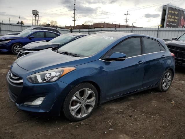 KMHD35LEXDU141004 - 2013 HYUNDAI ELANTRA GT BLUE photo 1