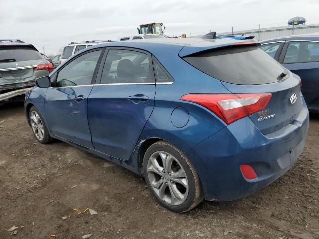 KMHD35LEXDU141004 - 2013 HYUNDAI ELANTRA GT BLUE photo 2