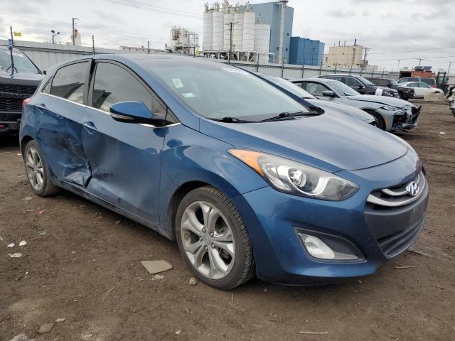 KMHD35LEXDU141004 - 2013 HYUNDAI ELANTRA GT BLUE photo 4