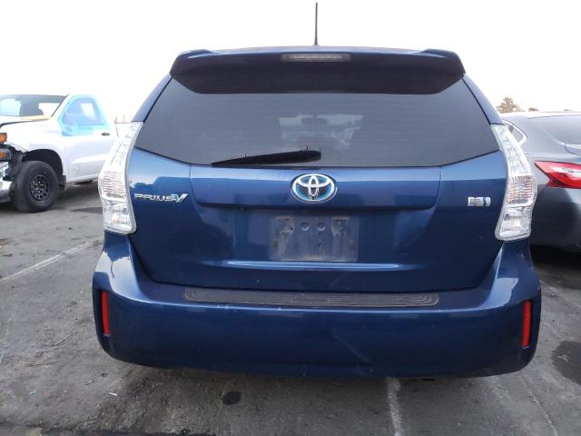 JTDZN3EU6C3185020 - 2012 TOYOTA PRIUS V BLUE photo 6