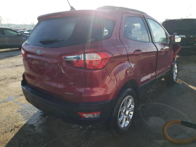 MAJ6S3GL7LC317689 - 2020 FORD ECOSPORT SE BURGUNDY photo 3