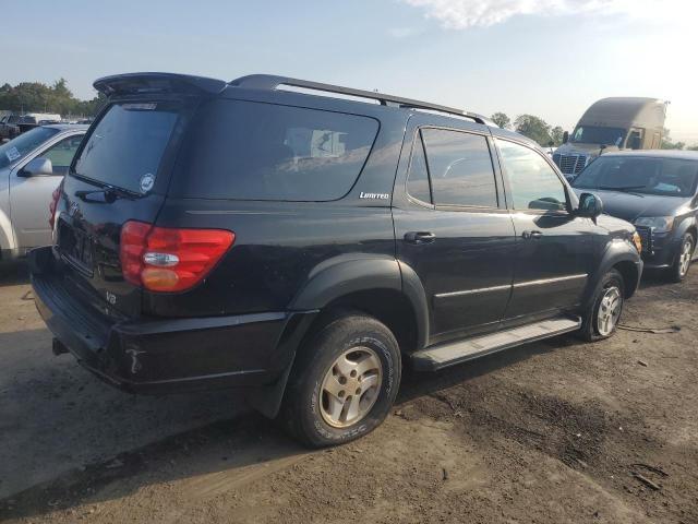 5TDBT48A92S068253 - 2002 TOYOTA SEQUOIA LIMITED BLACK photo 3