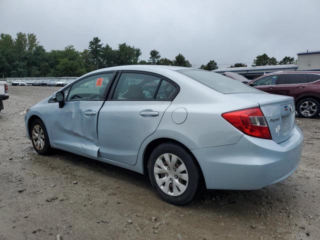 2HGFB2F51CH597874 - 2012 HONDA CIVIC LX BLUE photo 2