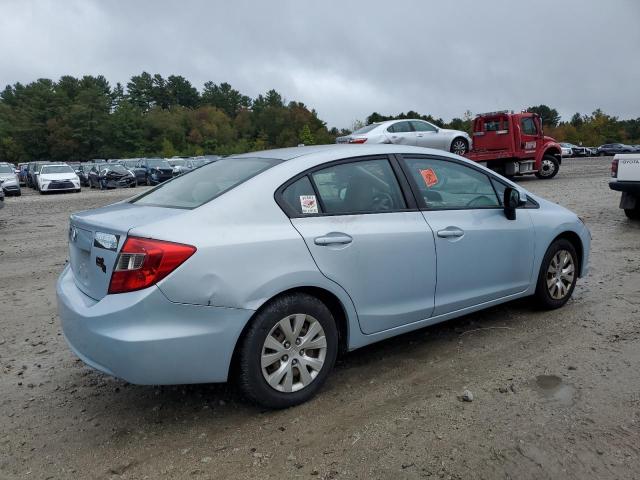2HGFB2F51CH597874 - 2012 HONDA CIVIC LX BLUE photo 3