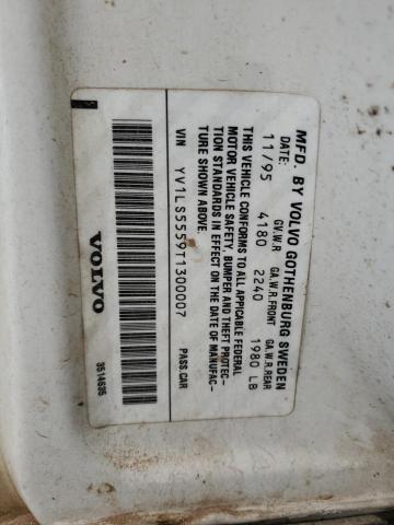 YV1LS5559T1300007 - 1996 VOLVO 850 BASE WHITE photo 12