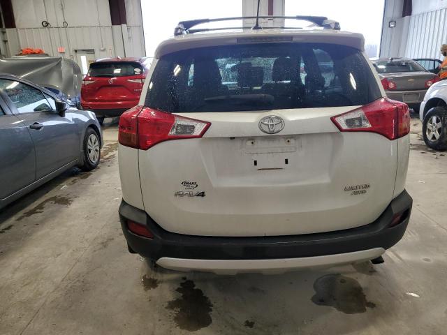 JTMDFREV2FD149102 - 2015 TOYOTA RAV4 LIMITED WHITE photo 6