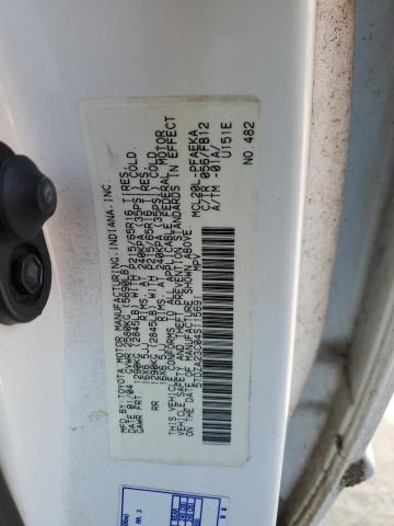 5TDZA23C04S115691 - 2004 TOYOTA SIENNA CE WHITE photo 12