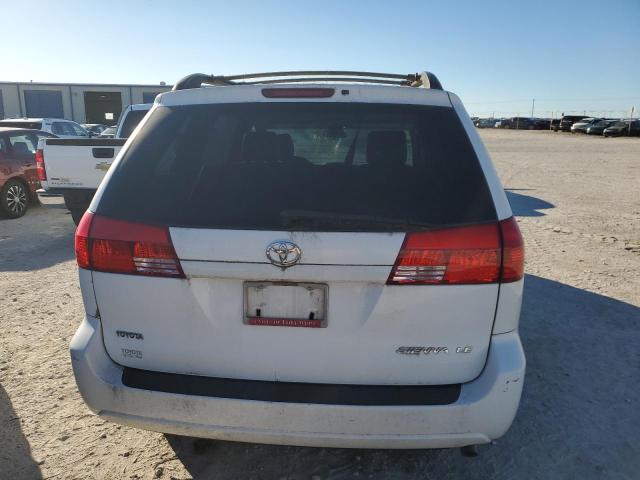 5TDZA23C04S115691 - 2004 TOYOTA SIENNA CE WHITE photo 6