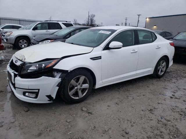 5XXGM4A72EG293153 - 2014 KIA OPTIMA LX WHITE photo 1