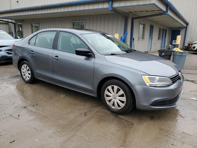 3VW2K7AJ6DM401751 - 2013 VOLKSWAGEN JETTA BASE GRAY photo 4