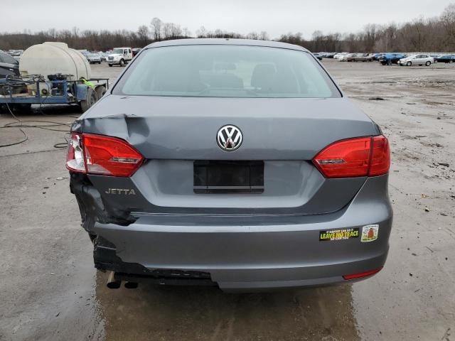 3VW2K7AJ6DM401751 - 2013 VOLKSWAGEN JETTA BASE GRAY photo 6