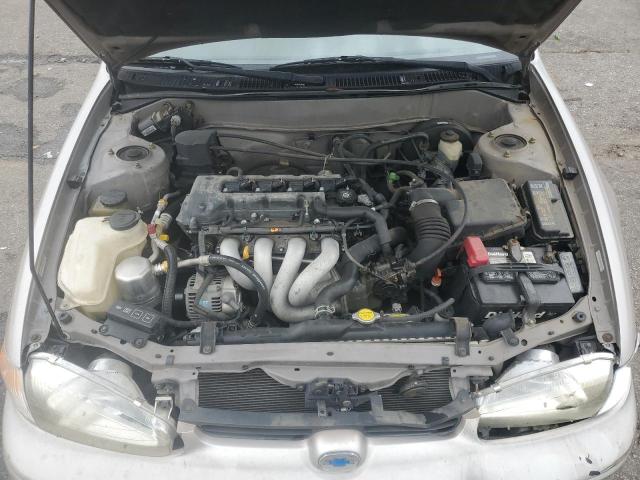 1Y1SK5283YZ422625 - 2000 CHEVROLET GEO PRIZM BASE SILVER photo 11