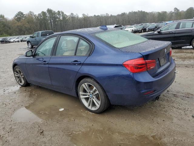 WBA8E9G50GNU29692 - 2016 BMW 328 I SULEV BLUE photo 2