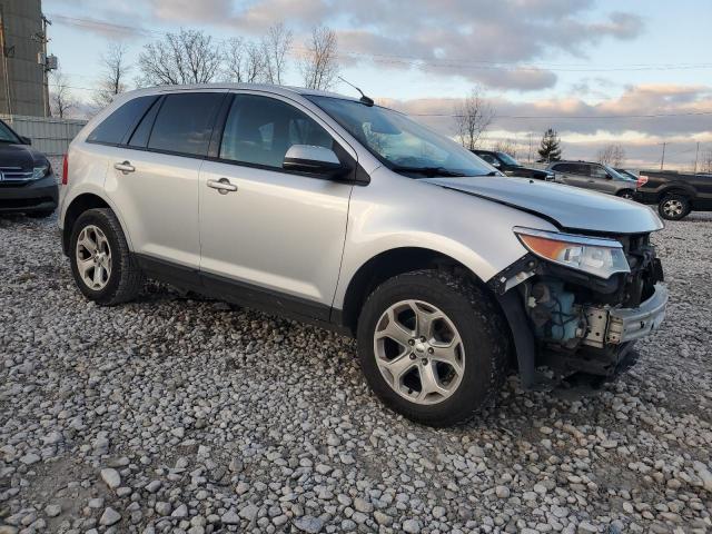 2FMDK3JC0DBC25606 - 2013 FORD EDGE SEL SILVER photo 4