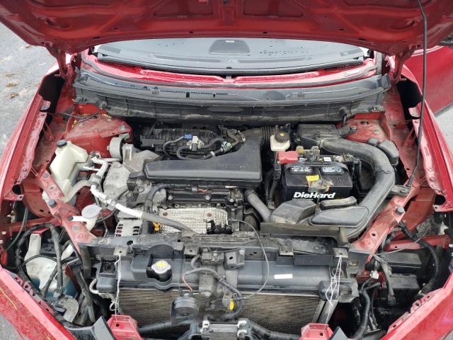 5N1AT2MV3HC797072 - 2017 NISSAN ROGUE SV RED photo 12