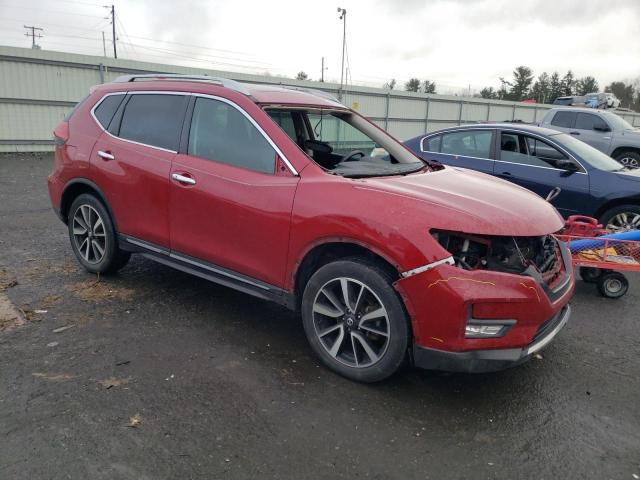 5N1AT2MV3HC797072 - 2017 NISSAN ROGUE SV RED photo 4