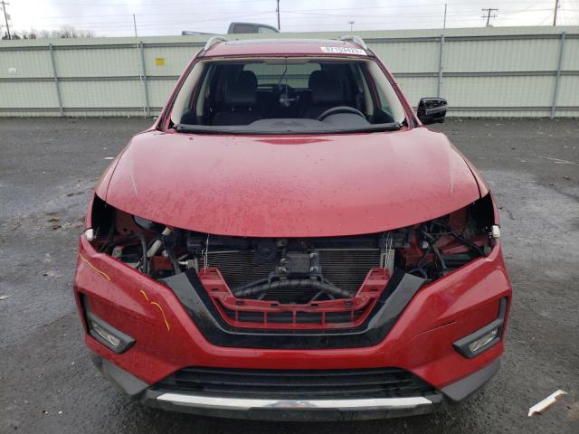 5N1AT2MV3HC797072 - 2017 NISSAN ROGUE SV RED photo 5