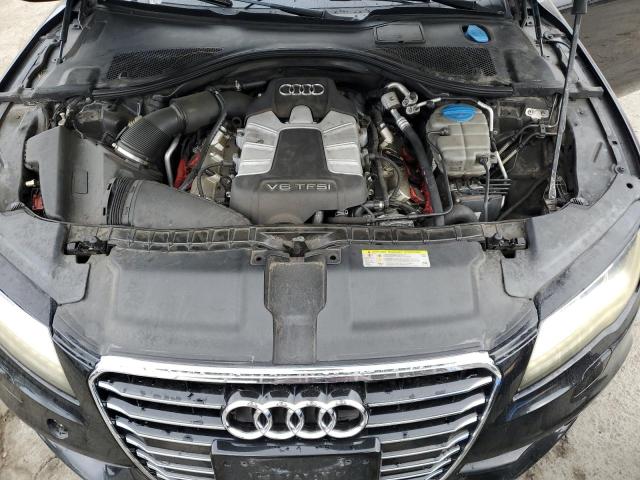 WAUSGAFC2CN002185 - 2012 AUDI A7 PRESTIGE შავი ფოტო 11